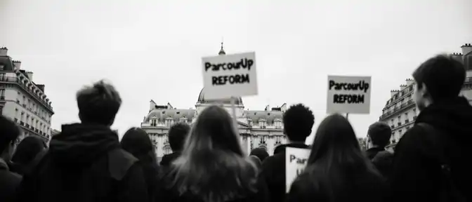 Участники протестов во Франции требуют реформирования системы Parcoursup и расширения бюджетных вливаний в образование